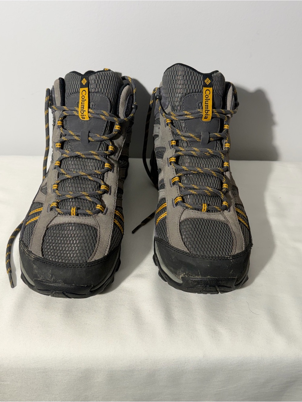 Columbia North Plains Men Gray Hiking Shoe Sz US 14